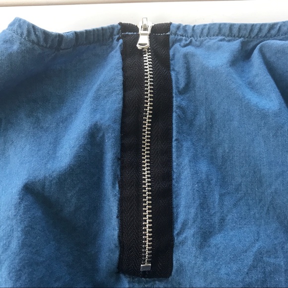 Hudson Kids Maya chambray cold shoulder top XL - Picture 8 of 8